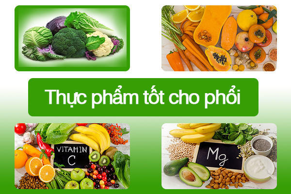 Các thực phẩm tốt cho phổi là gì?