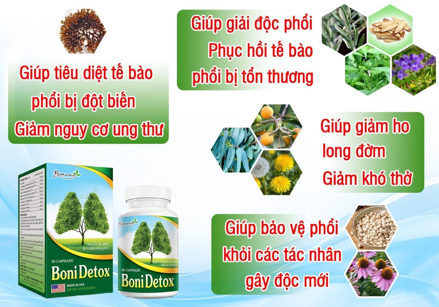 Thành phần toàn diện của BoniDetox