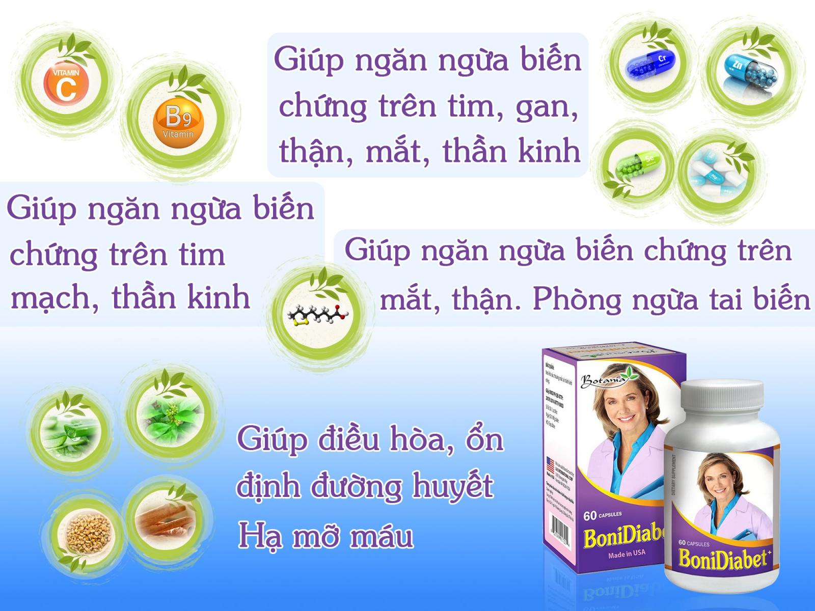 Thành phần BoniDiabet +