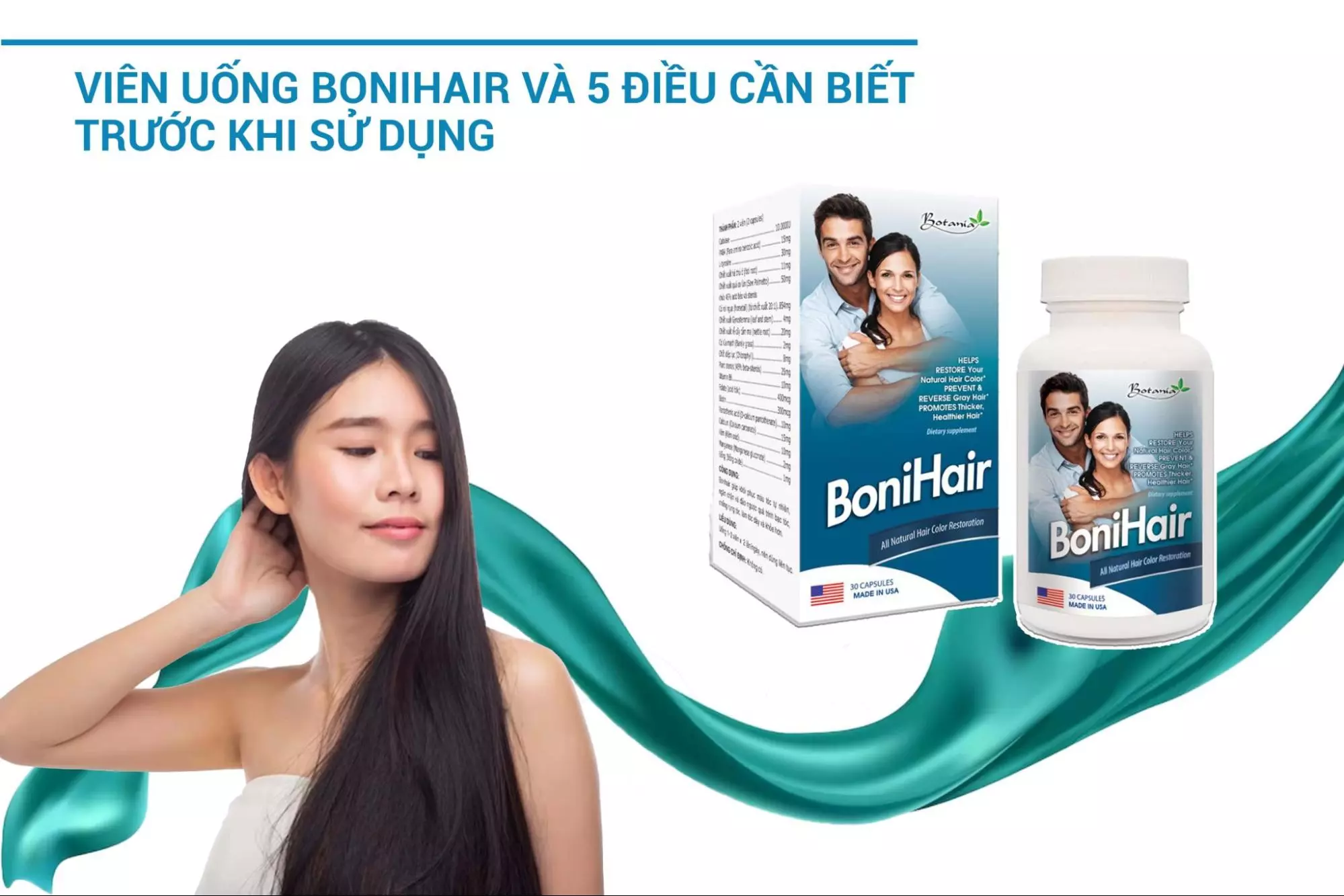 5 điều cần biết trước khi sử dụng viên uống BoniHair