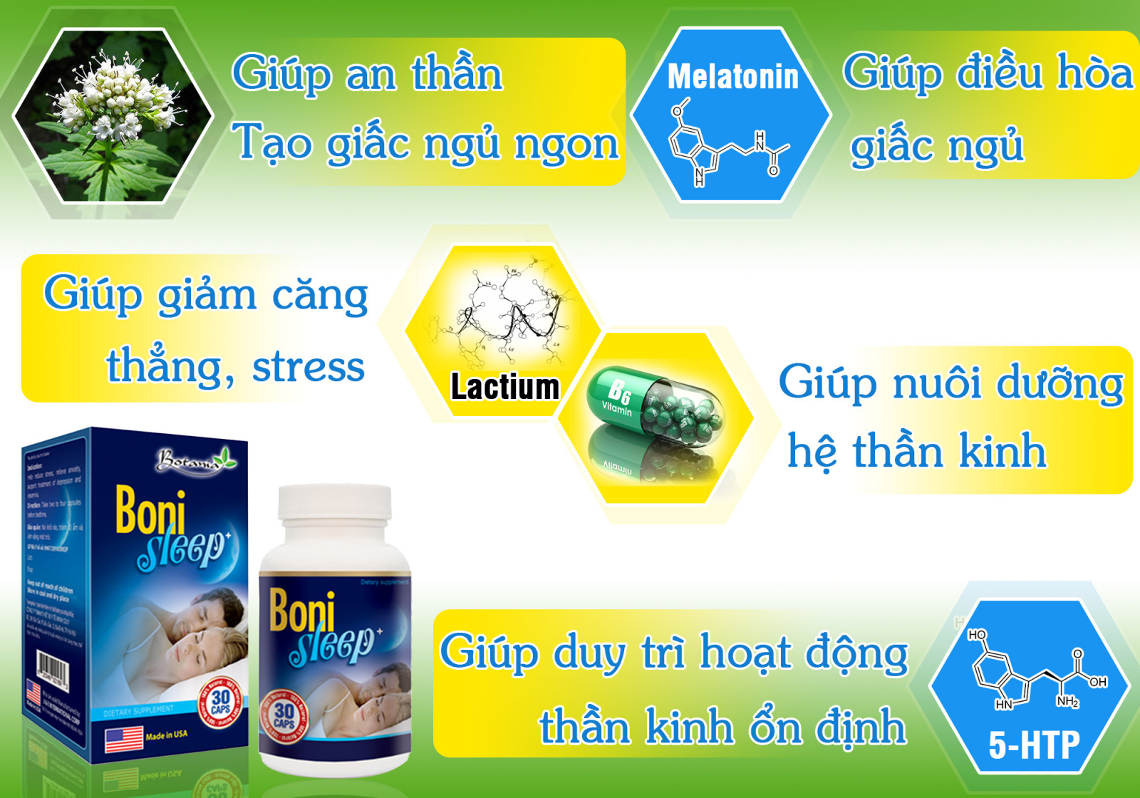 Công thức thành phần toàn diện của BoniSleep +