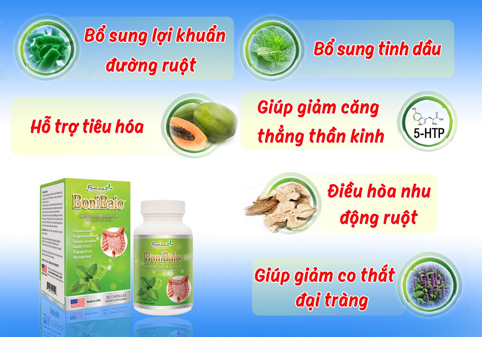 Thành phần toàn diện của BoniBaio +