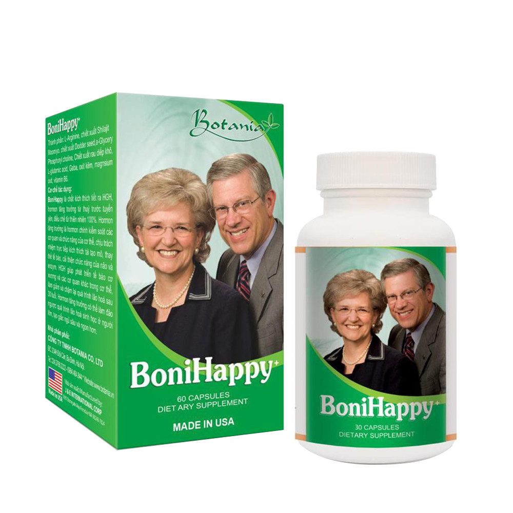 BoniHappy+ từ Mỹ giúp cải thiện nguyên nhân gây mất ngủ mãn tính.