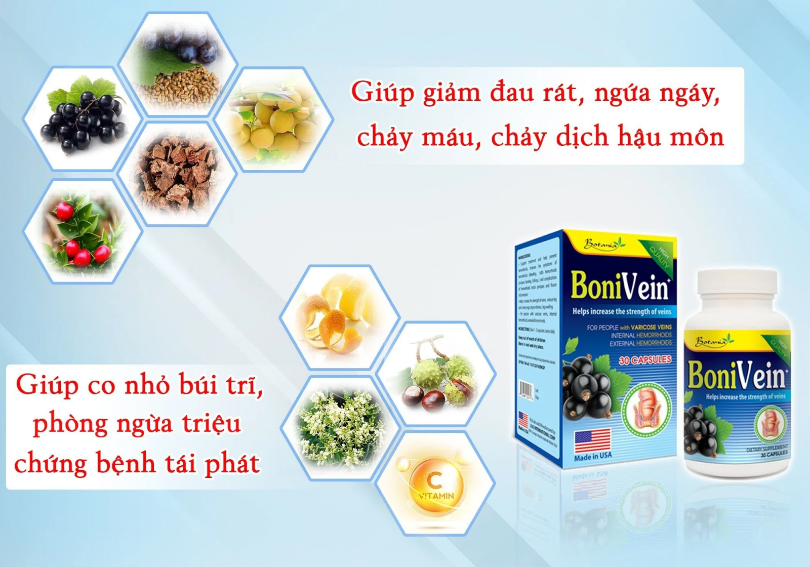 Sản phẩm BoniVein+  của Mỹ